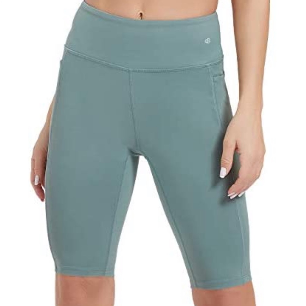 High waisted athletic shorts